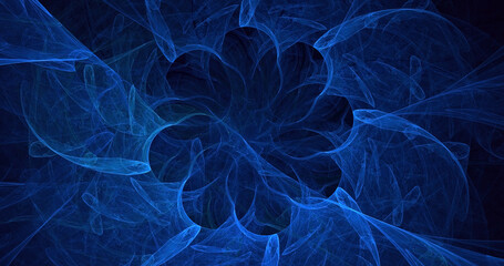 3D rendering abstract colorful fractal light background