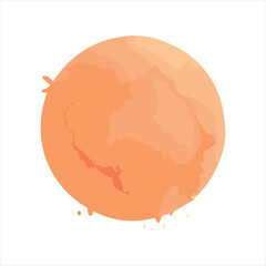 Watercolor vector stain design