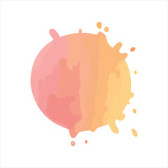 Watercolor vector stain design