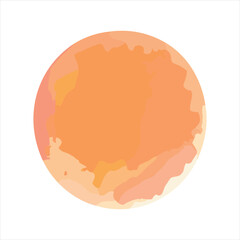 Watercolor vector stain design