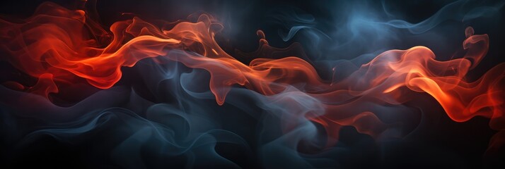 Enigmatic Smoke Swirls On A Dark Background. Mysterious Forms, Whispers In The Mist, Beauty Of Mystery, Magical Aromas, Mindboggling Art, Fascinating Curls, Dramatic Visuals
