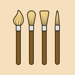 brush paint draw tools illustrator