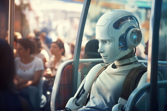 Robot As Human In Cable Car. Robot As Human, Cable Car Safety, Autonomous Technology, Benefits Of Robotics, Robotics In Transportation, Challenges Of Robotics