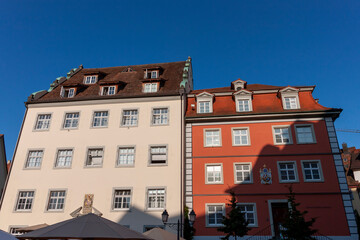 On the centre of old town of Meersburg