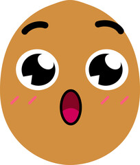 Kiwi Face Over Oh Red Cheeks