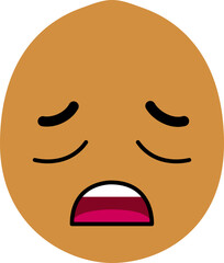 Obraz premium Kiwi Face Over Sigh