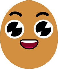 Kiwi Face Wide Smile