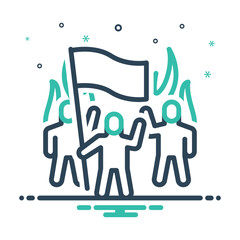 Mix icon for protest