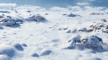 snow covered mountains