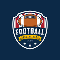 American Football Sports logo and badge