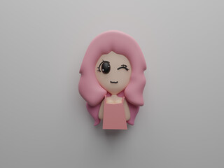 white, woman, women, young, black, care, cartoon, character