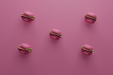burger wallpaper, cartoon