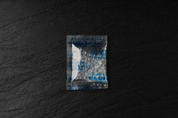 Obraz premium Desiccant Silica Gel Adsorbent Sachet, Desiccant Polymer Bag, Silicagel Bags