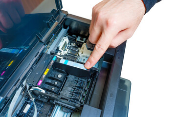 Setting up an Inkjet Printer: Ink Cartridge Installation