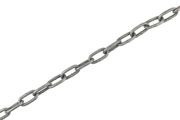 Fototapeta premium chain, stretched chain, isolate, symbol of aspiration and effort to hold 