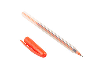 pen, ballpoint pen isolated from background, concept of signing a document or contract