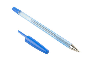 pen, ballpoint pen isolated from background, concept of signing a document or contract