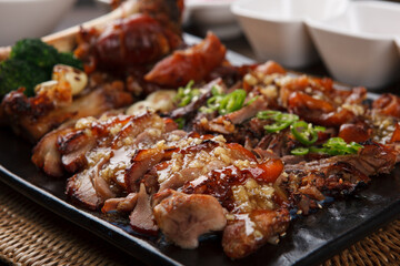 spicy pork cheese sauce