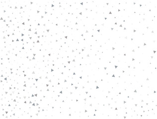 Birthday Silver Triangular Confetti