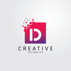 Letter D Logo. D Letter Design Vector