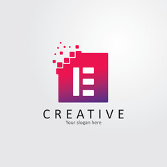 Letter E Logo. E Letter Design Vector