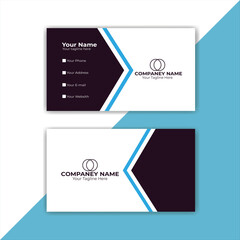 modern business card template design