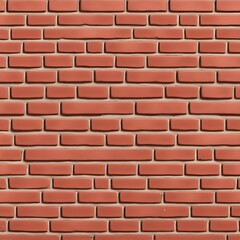 red brick wall texture background generated ai