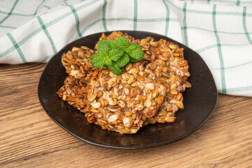 Pumpkin Seeds Cookies, Pepita Grains Biscuit, Healthy Cereal Crackers, Homemade Pumpkin Seed Cookie