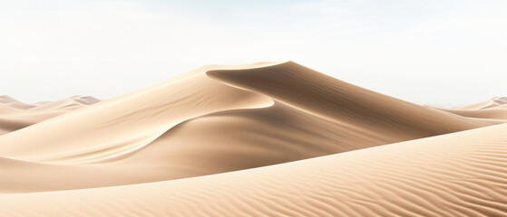 Obraz na płótnie Canvas Sand dunes isolated on white background