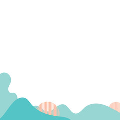 Obraz premium Abstract Bloob Footer