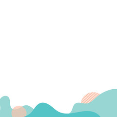 Abstract Bloob Footer