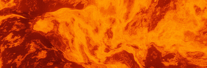 Volcanic lava background. Molten rock illustration.