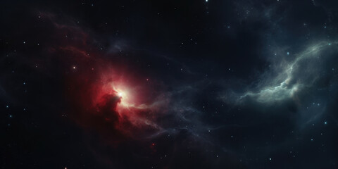 Fototapeta na wymiar black blue red space galaxy cloud nebula. Stary night cosmos. Universe science astronomy. Supernova background wallpaper.