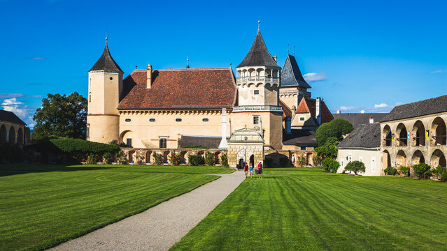 View to Rosenburg castle in Austria