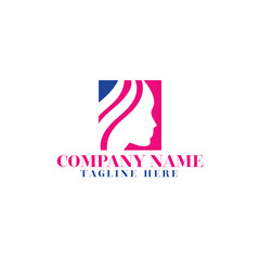 Fototapeta premium beauty home woman logo design