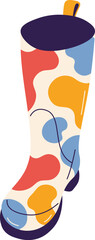 Gumboot Rubber Boot Abstract