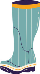 Gumboot Rubber Boot Lined