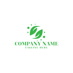 natural leaf beauty logo design 