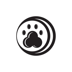 Pet shop icon logo design vector illustration.