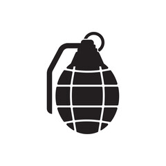 Grenade icon logo vector illustration template design.