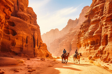Jordan travel destination. Tour tourism exploring.