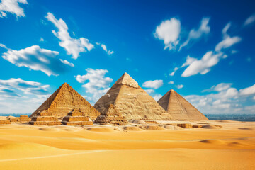 Fototapeta na wymiar Egypt pyramids travel destination. Tour tourism exploring.