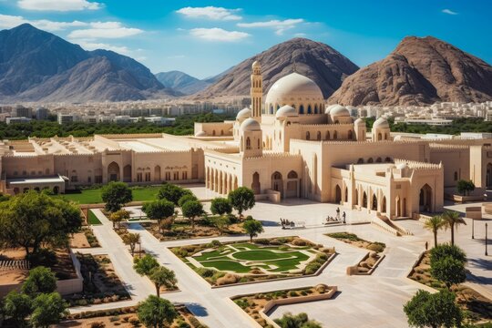 Oman travel destination. Tour tourism exploring.