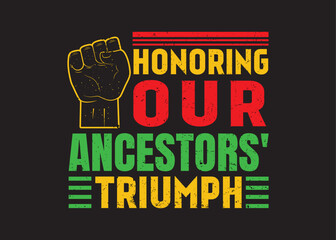 Juneteenth t-shirt design, apparel design