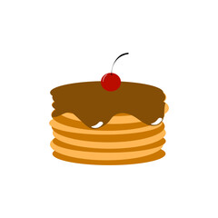 Pancake Food Illustration