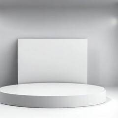 Fototapeta premium mockup podium product background Generative AI 