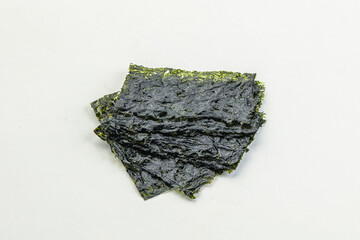 Korean nori seaweed chips heap
