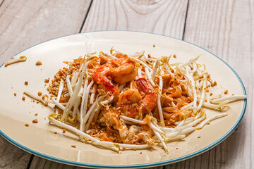 Pad thai - noodle with shrimps