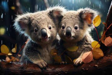 Fototapeta premium Koala, Wildlife Photography, Generative AI