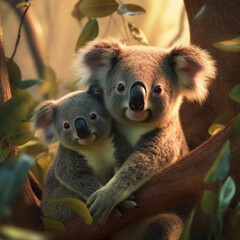 Koala, Wildlife Photography, Generative AI